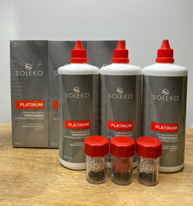 *Limit 2 Menicon Soleko Platinum Value Pack *ALTERNATIVE PEROXIDE SYSTEM TO AOSEPT SOLUTIONS